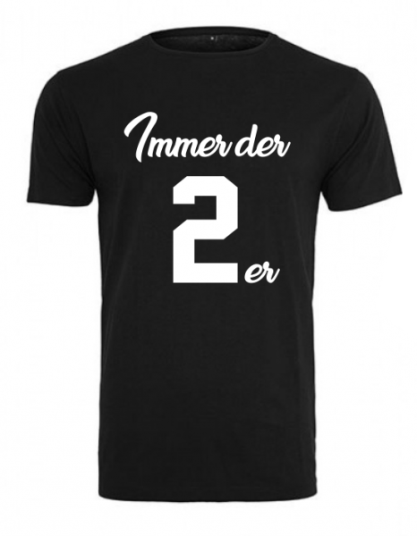 Immer der 2er Herren Shirt schwarz